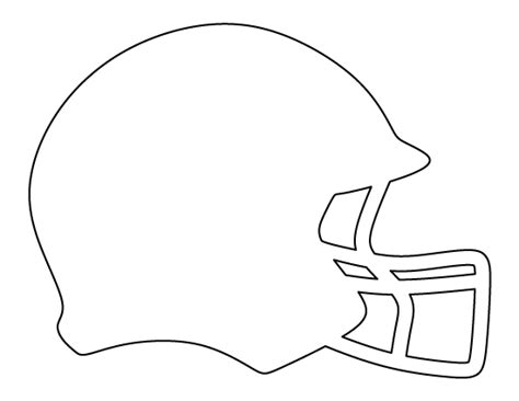 printable helmet template